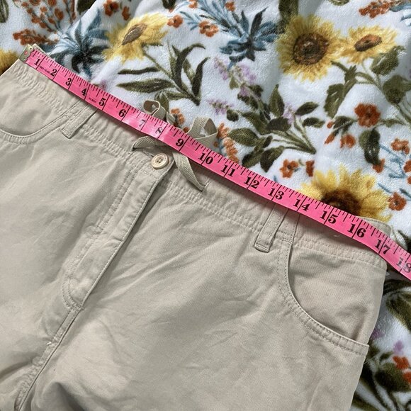 Y2K Northern Reflections Town Shorts Womens 12 Cargo Khaki Outdoor Gorpcore - Picture 5 of 8